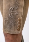 Preview: Lederhose "Reinheitsgebot" - hellbraun